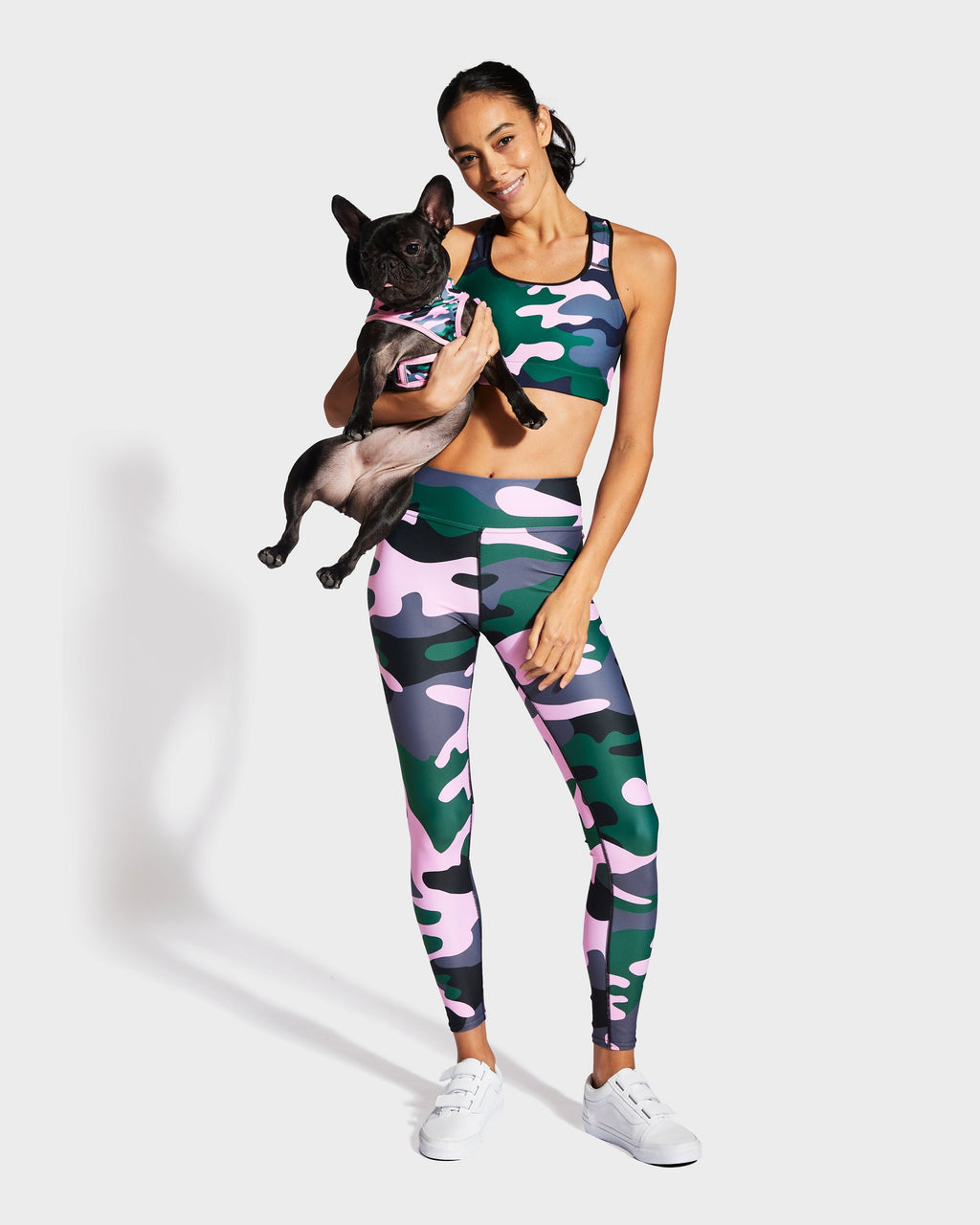 Camo QT Pink Sports Bra