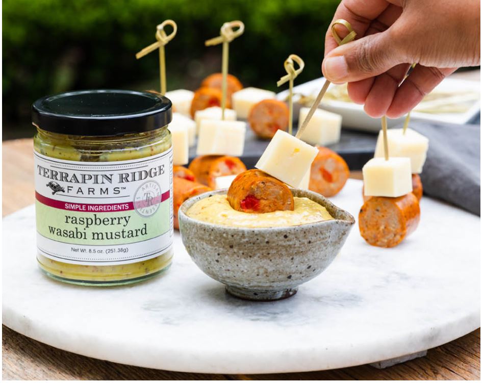 Raspberry Wasabi Mustard