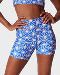 Asanoha Biker Shorts