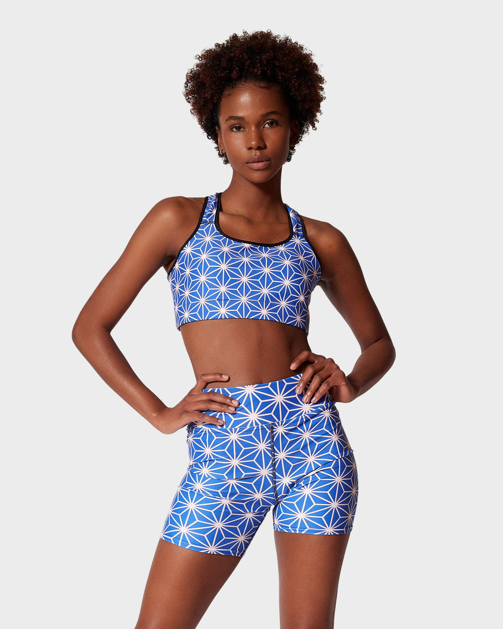 Asanoha Biker Shorts