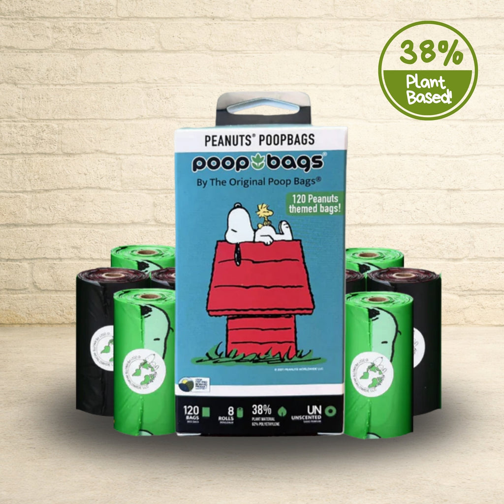 Snoopy® Unscented Leash Roll Poop Bags