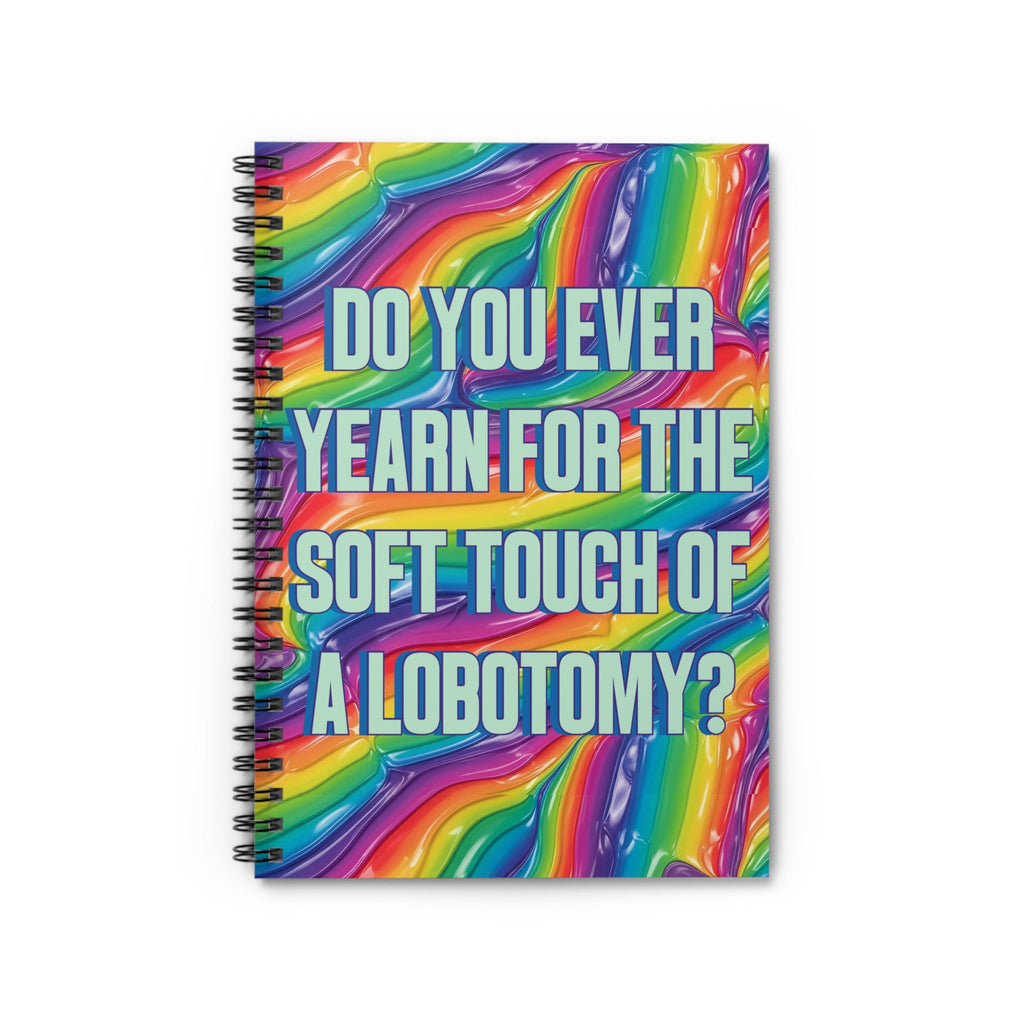 Bespattered Facade "Lobotomy" Spiral Notebook - Lined Pages