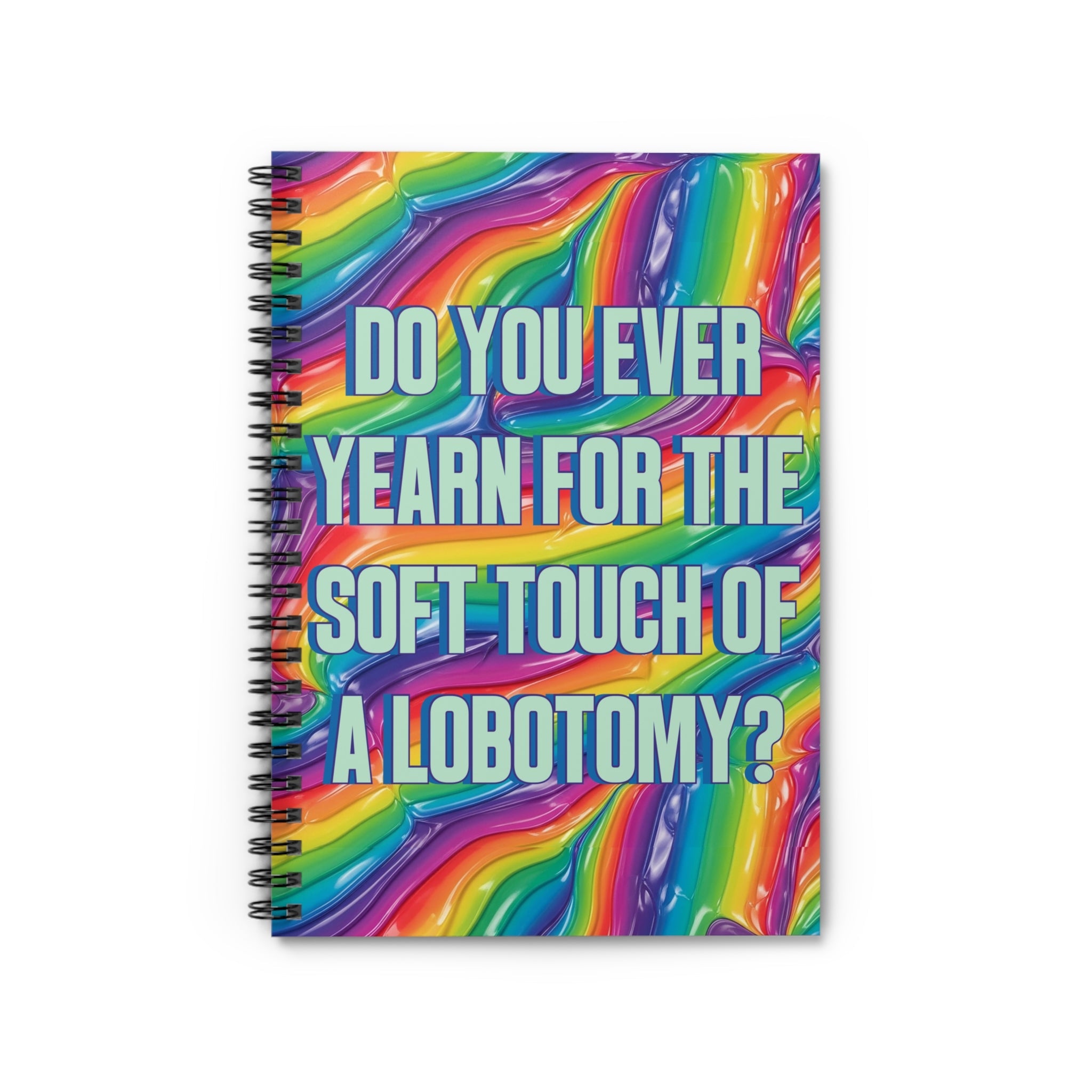 Bespattered Facade "Lobotomy" Spiral Notebook - Lined Pages