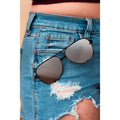 Black/Silver - High Quality Unisex Aviator Sunglasses