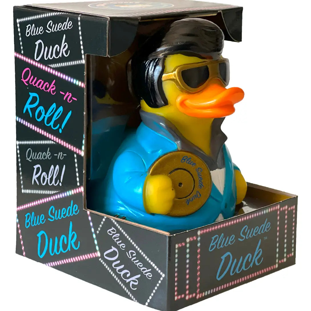Blue Suede Collectible Duck