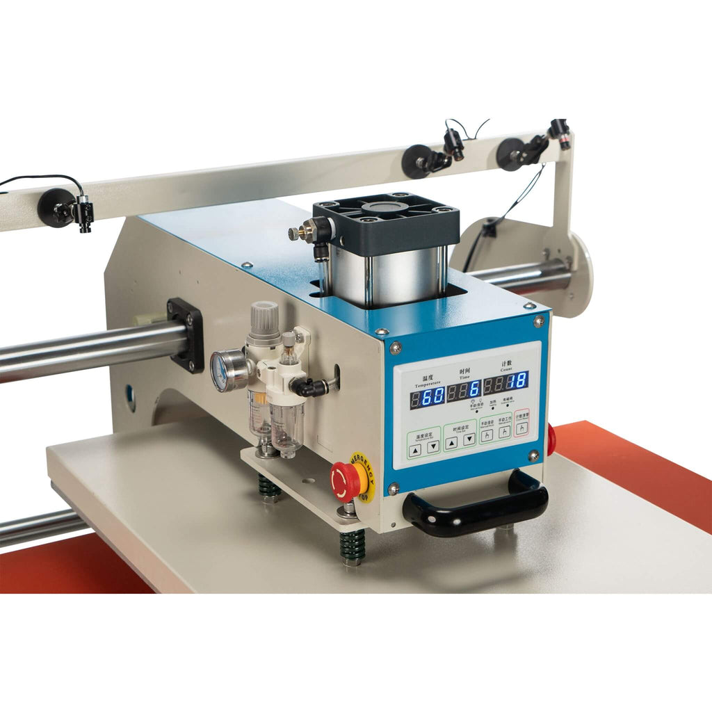 [20X28-Inch] Industrial Pneumatic Dual Platen Press With Infrared Positioning (SAK31028)