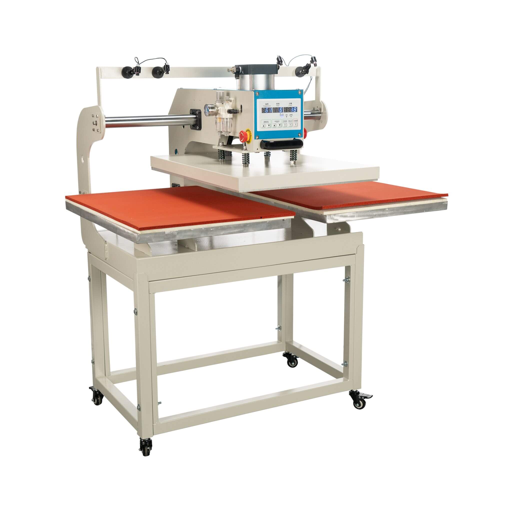 [20X28-Inch] Industrial Pneumatic Dual Platen Press With Infrared Positioning (SAK31028)