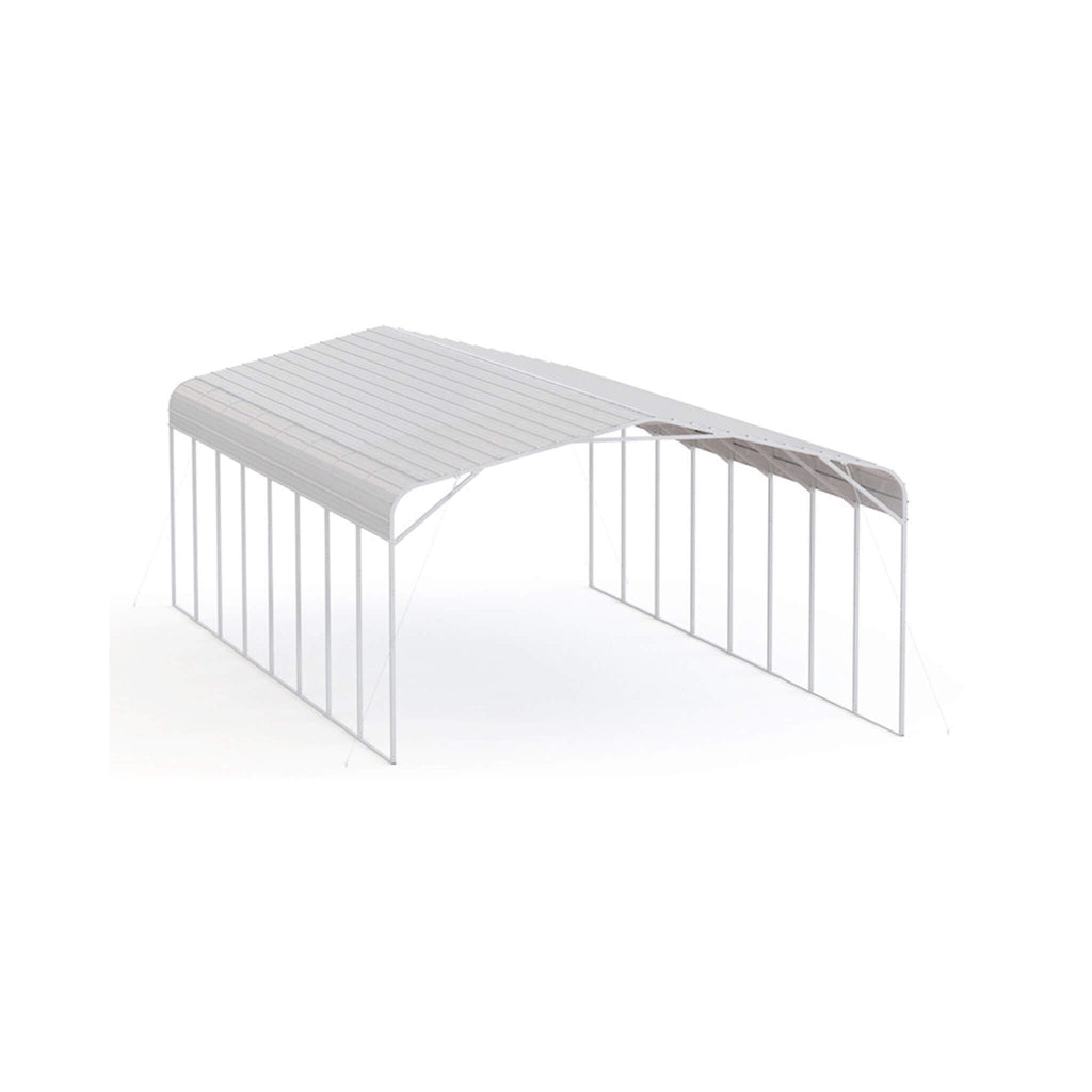 [20X40FT] Alora Heavy-Duty Outdoor High-Clearance Metal Carport (SAK67509)