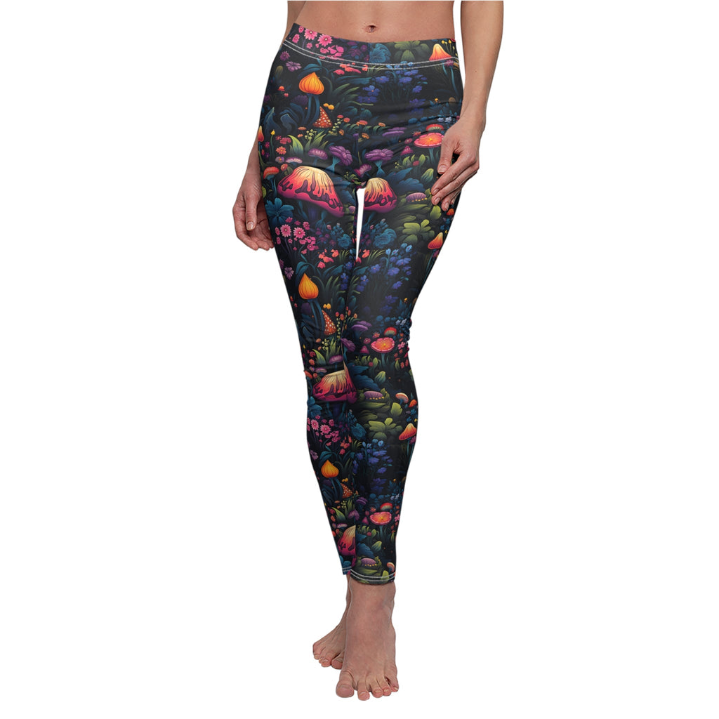 Fairy Tale Magical Forest Women's Cut & Sew Casual Leggings (AOP)
