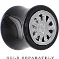 1/2 Black Acrylic WHEEL FRAME Saddle Plug