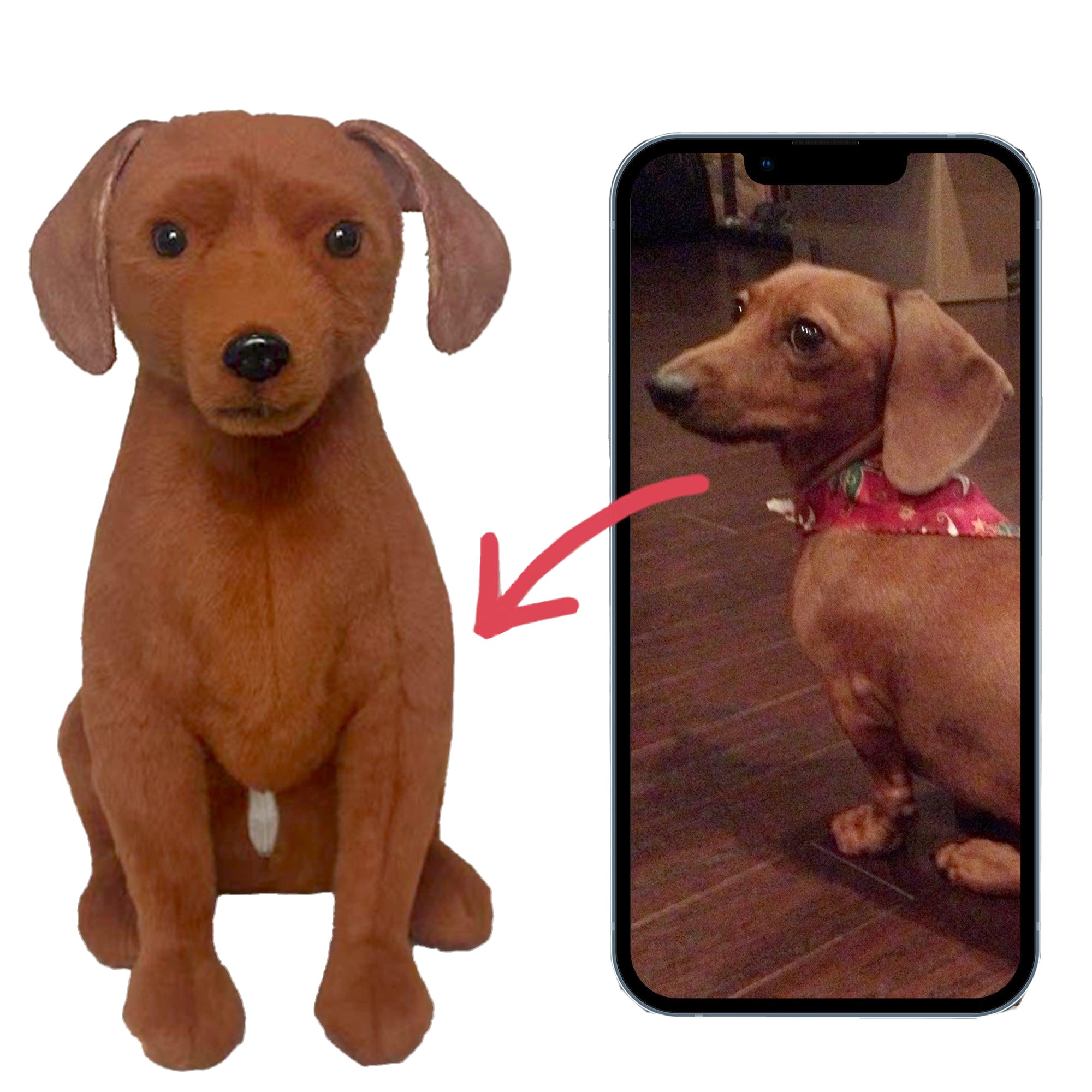 Custom Pet Plush from Photo – Memorial Keepsake for Dogs & Cats