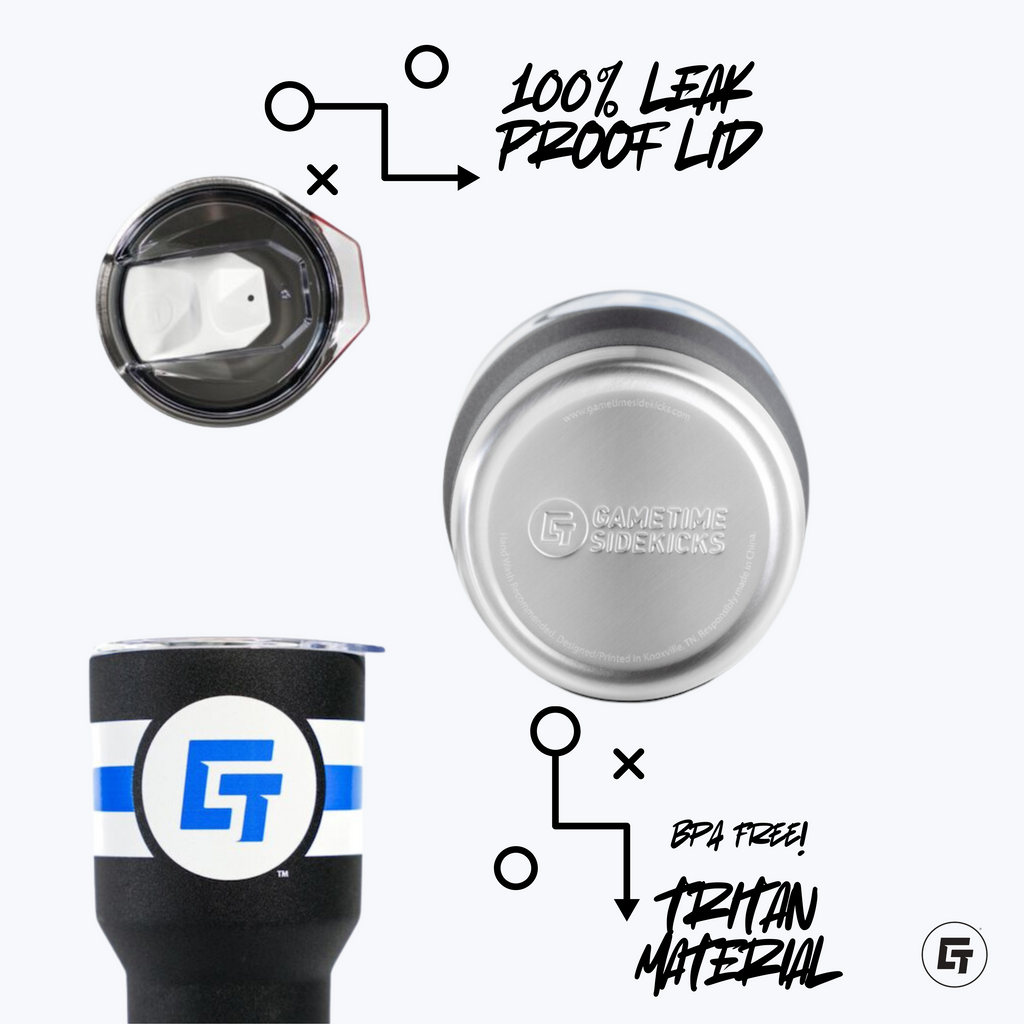 Texas Bully Baggers 30oz Orange Tumbler