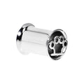 0G Stainless Steel Double Flare Brass Knuckle Tunnel