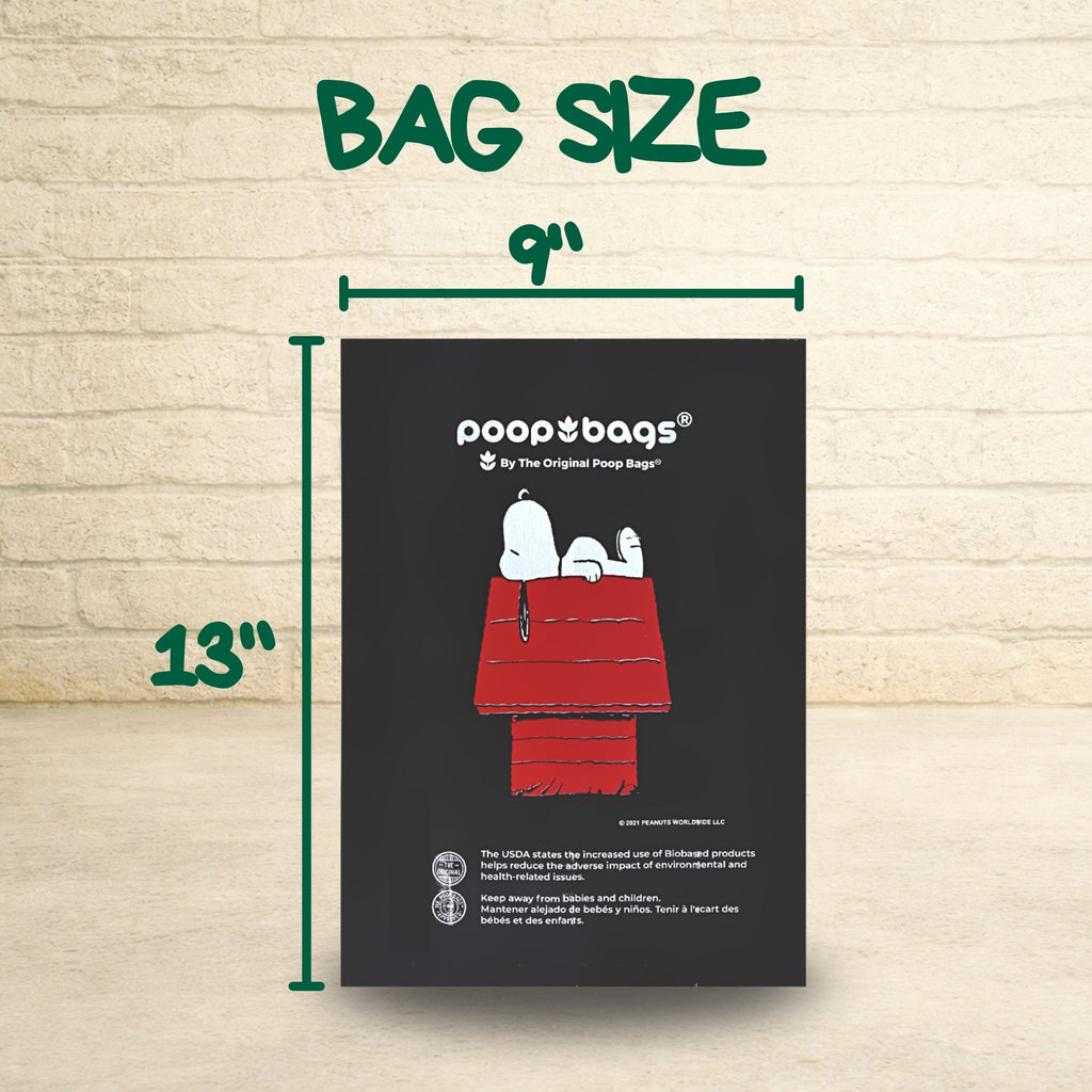 Snoopy® Hydrant Dispenser + Leash Roll Poop Bags