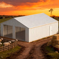 [25X33FT] Alora Heavy-Duty Double Garage Galvanized Steel Barn Shed (SAK61234)
