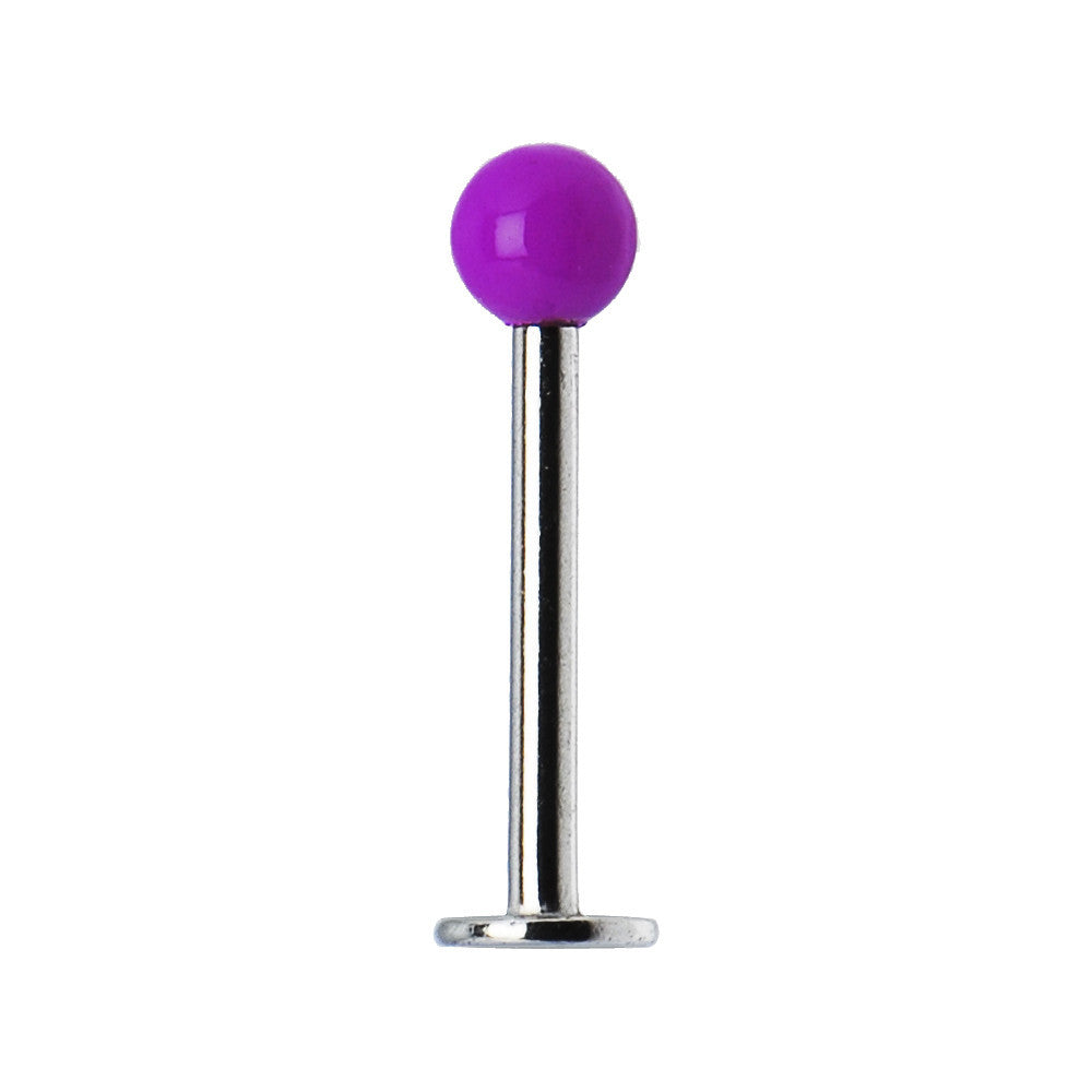16G Purple Neon Labret Monroe