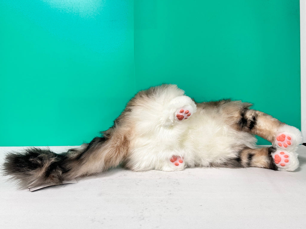 Plush Norwegian Forest Cat-Handmade Life-Size Companion & Pet Memorial