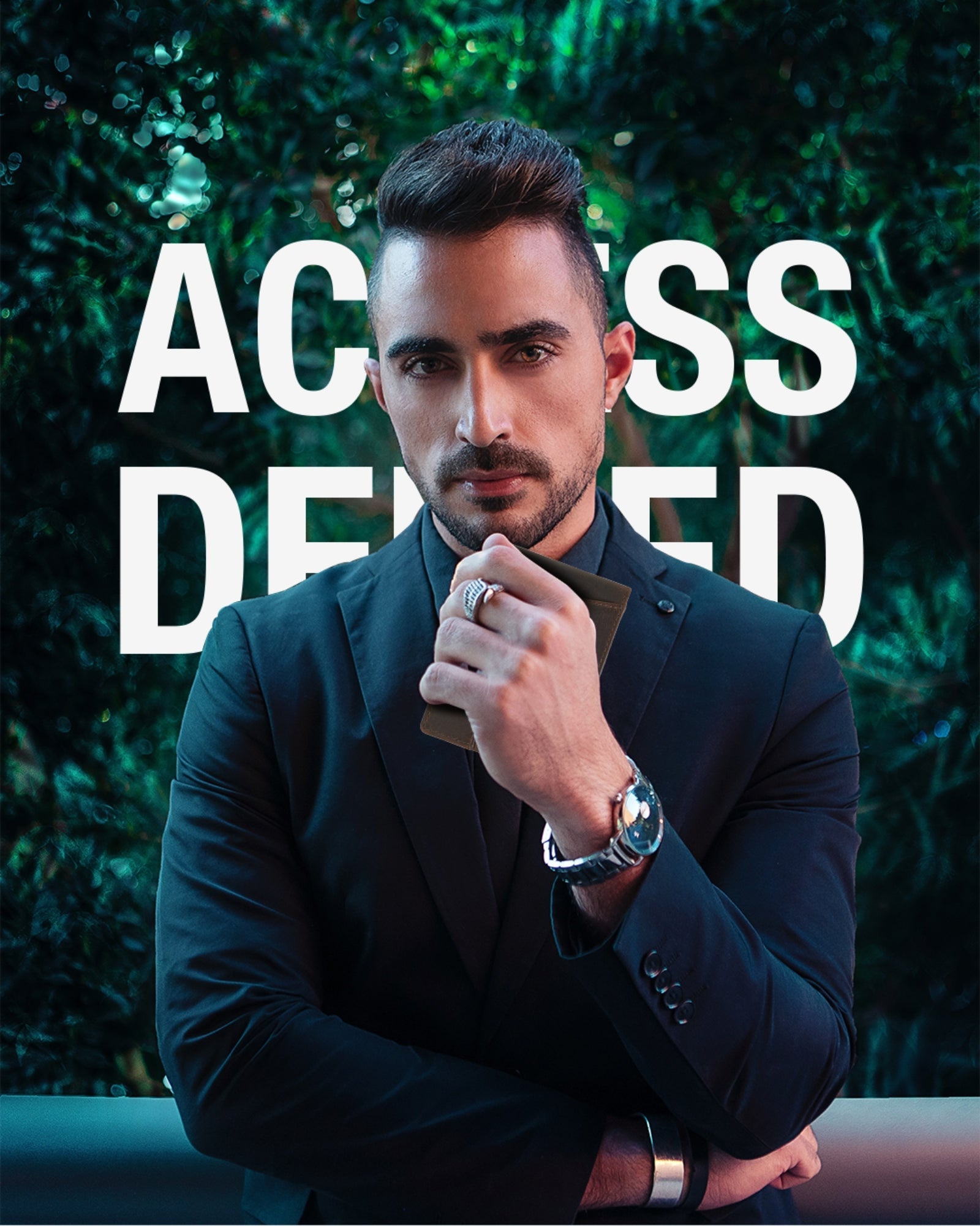 Pull Strap Bifold Wallet