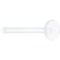 20G Clear Flat Bioplast Nose Retainer