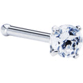 18G Clear Cubic Zirconia Nose Bone