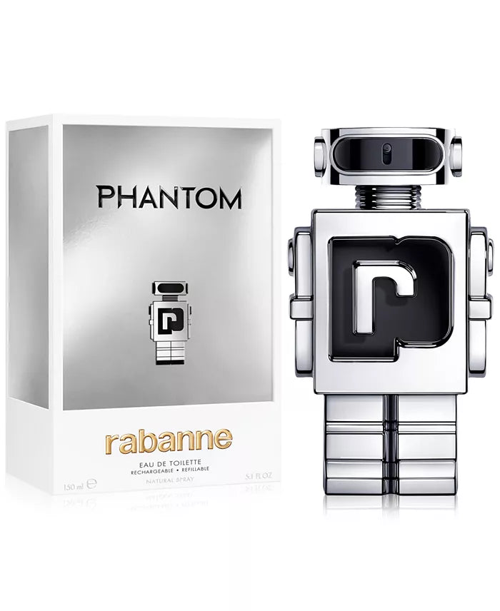 Men's Paco Rabanne  Phantom Eau de Toilette Refillable Spray, 3.4