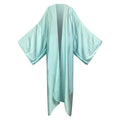 Aqua Blue Silk Kimono