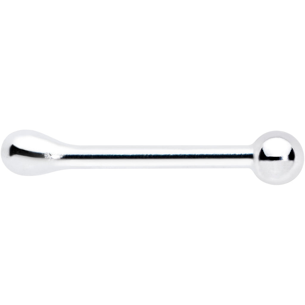 Sterling Silver 1.3mm Ball  Nose Bone