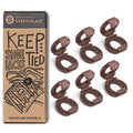 Brown Knot Bow Clip Shoelace Accessory