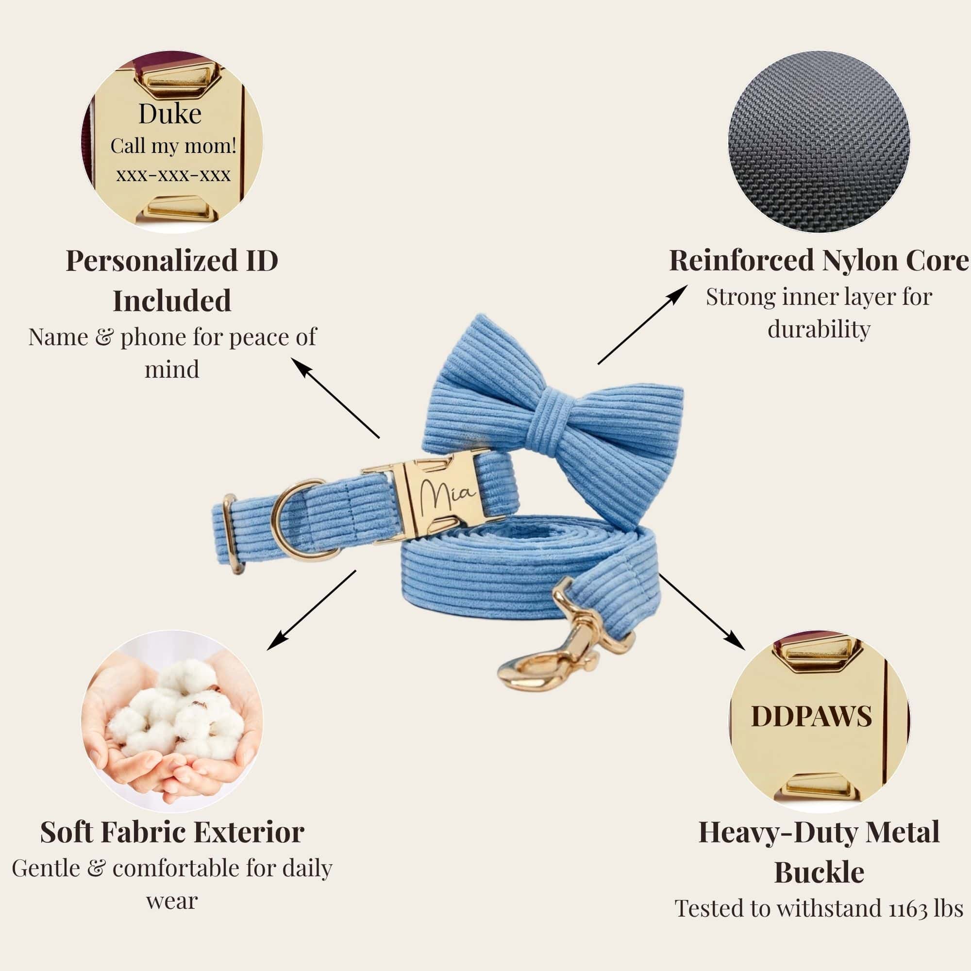 Blue Corduroy Set