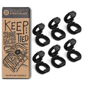 Black Knot Bow Clip Shoelace Accessory
