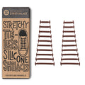 Brown Stretchy Tieless Silicone Elastic Shoelaces | 20 Straps