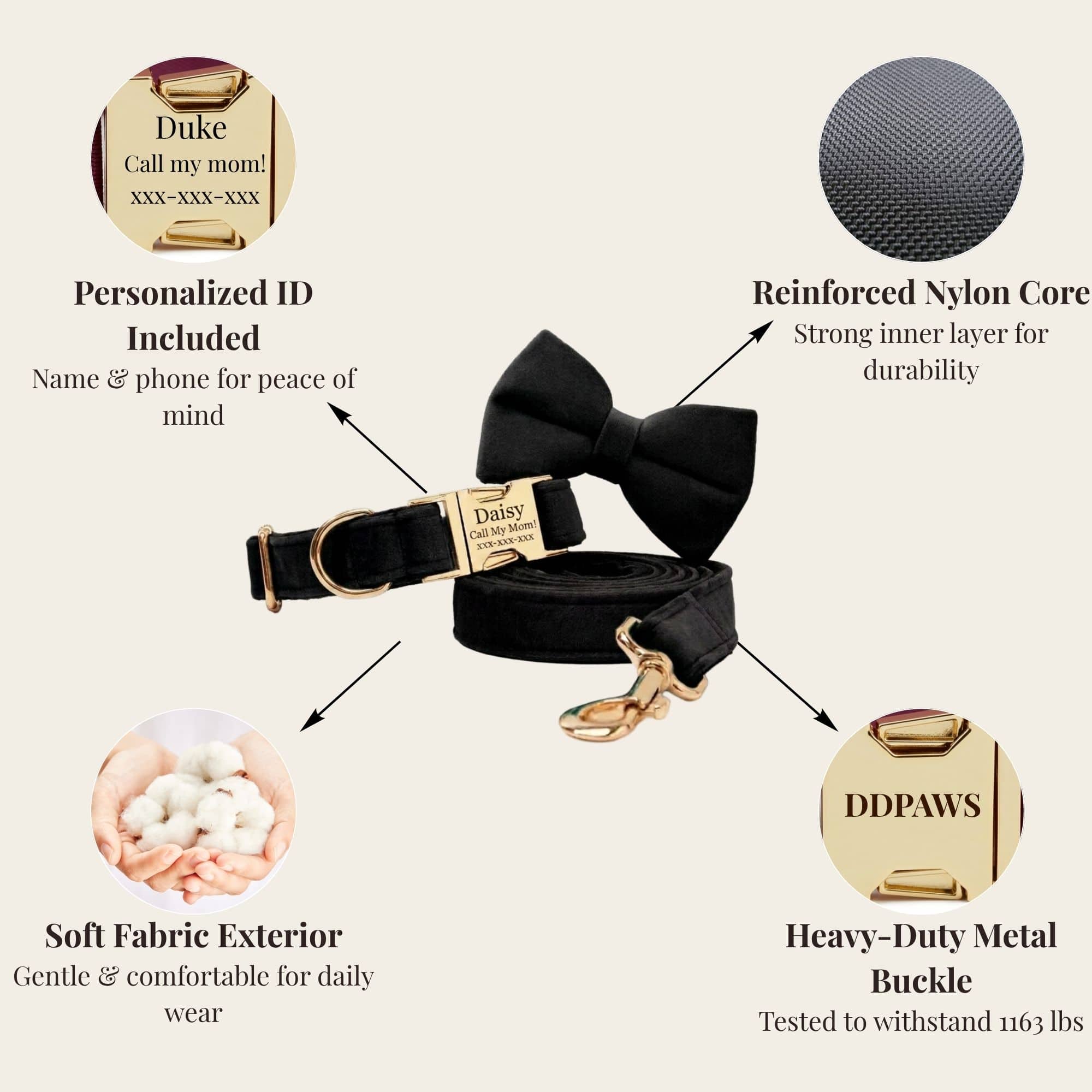 Black Velvet Set