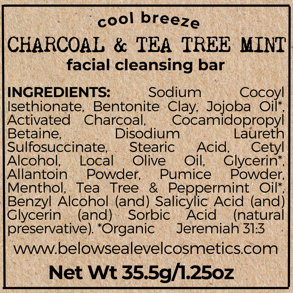 Charcoal Facial Cleansing Bar