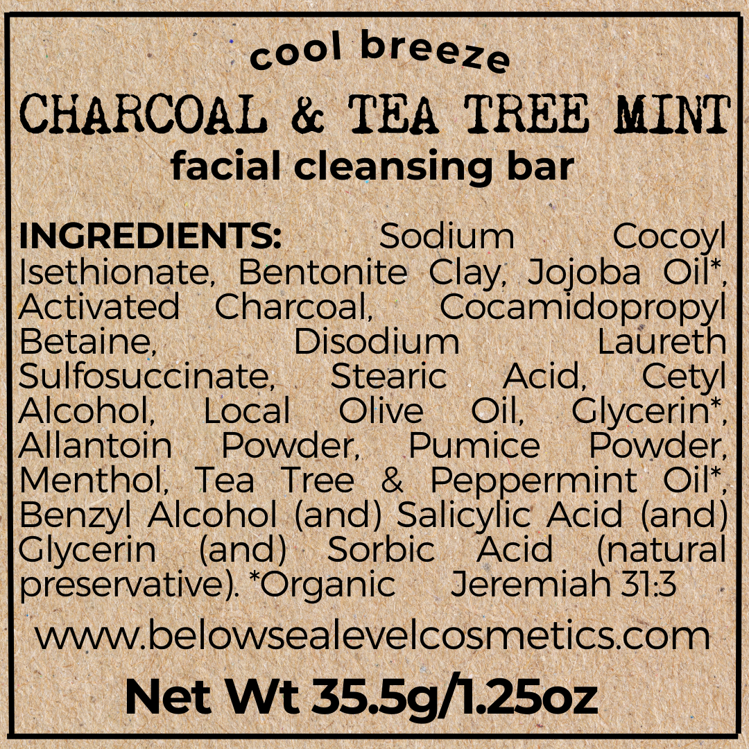 Charcoal Facial Cleansing Bar