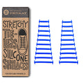 Blue Stretchy Tieless Silicone Elastic Shoelaces | 20 Straps