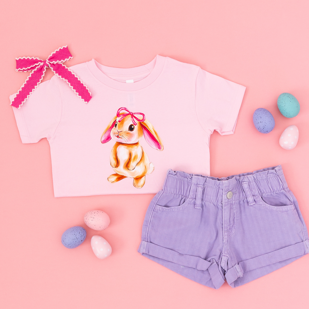 Pink Bow Bunny