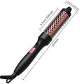 3-in-1 Curling Wand & Hair Straightener – Black Rose Gold Styling Tool