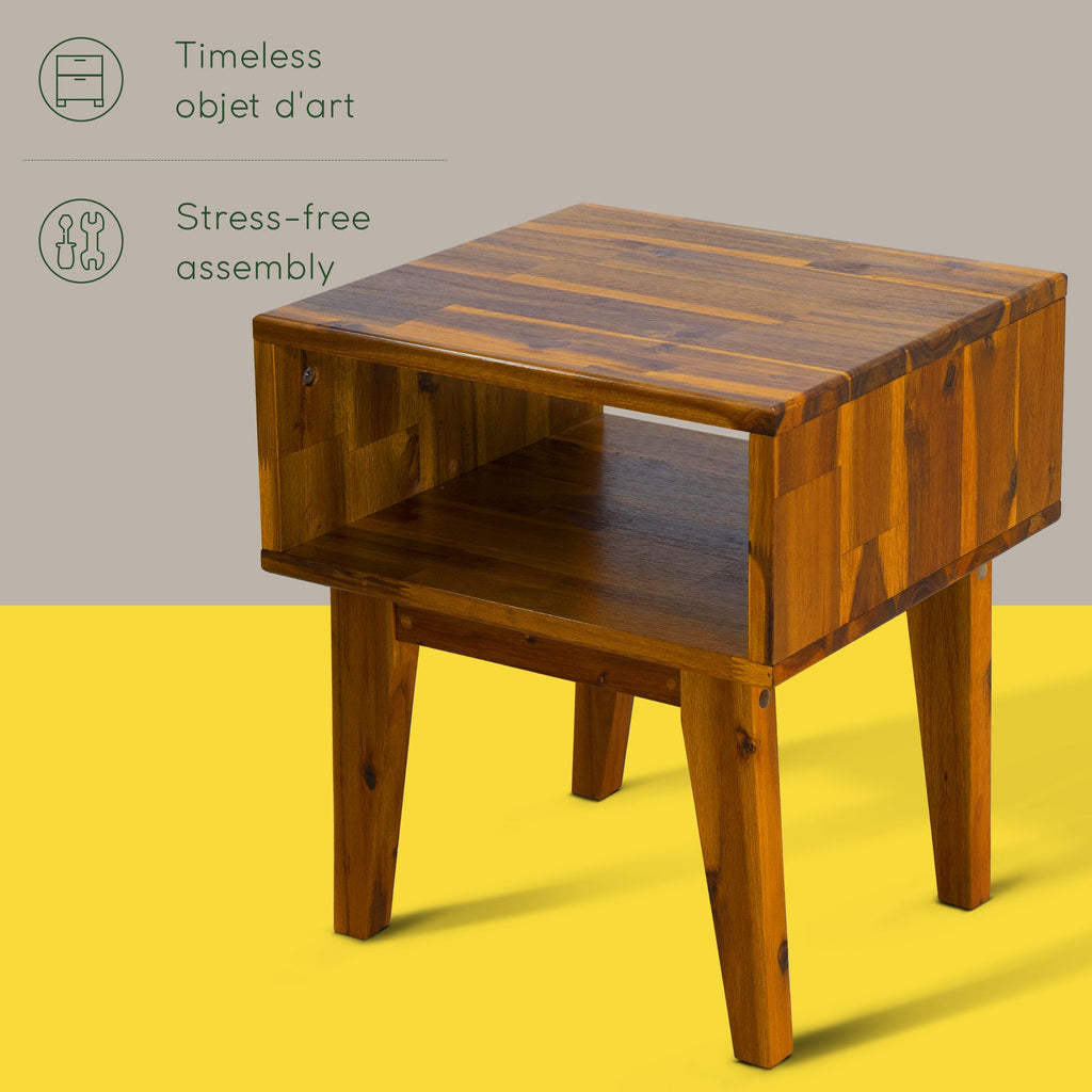 Serena Solid Wood Nightstand