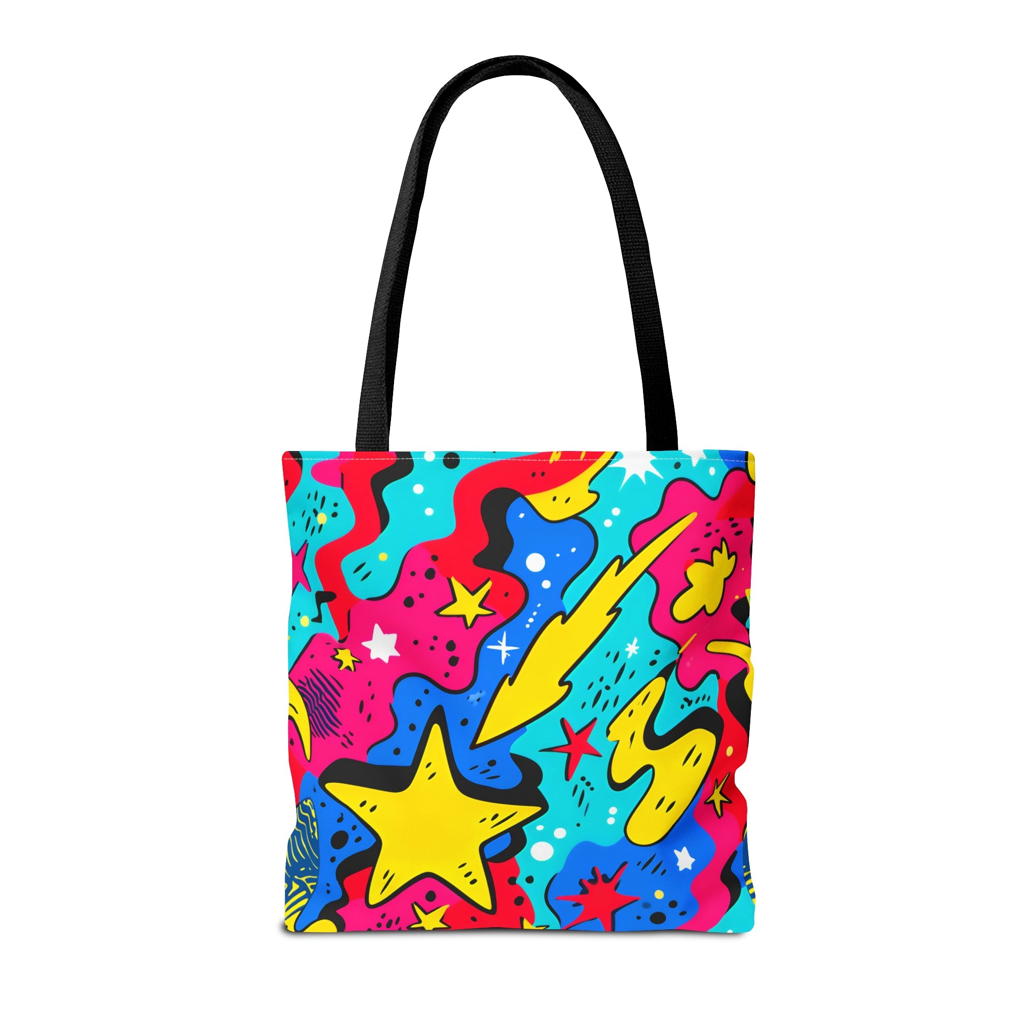 Abstract Comic Pop  AOP Tote Bag featuring Wimpy and his beloved hamburger