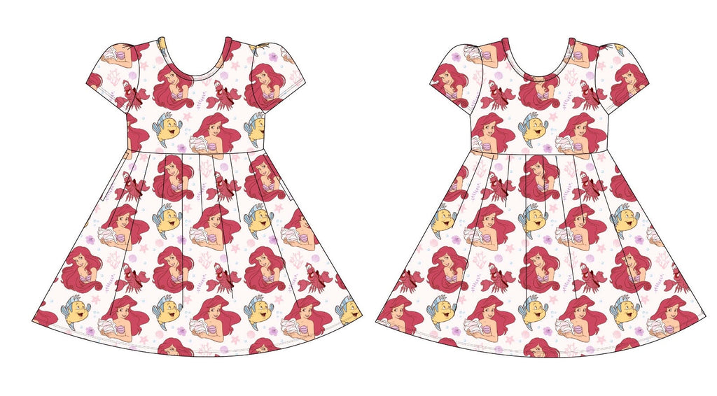 Coral Cutie: Skater Dress