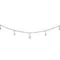 Clear Majestic Gem Teardrop Belly Chain