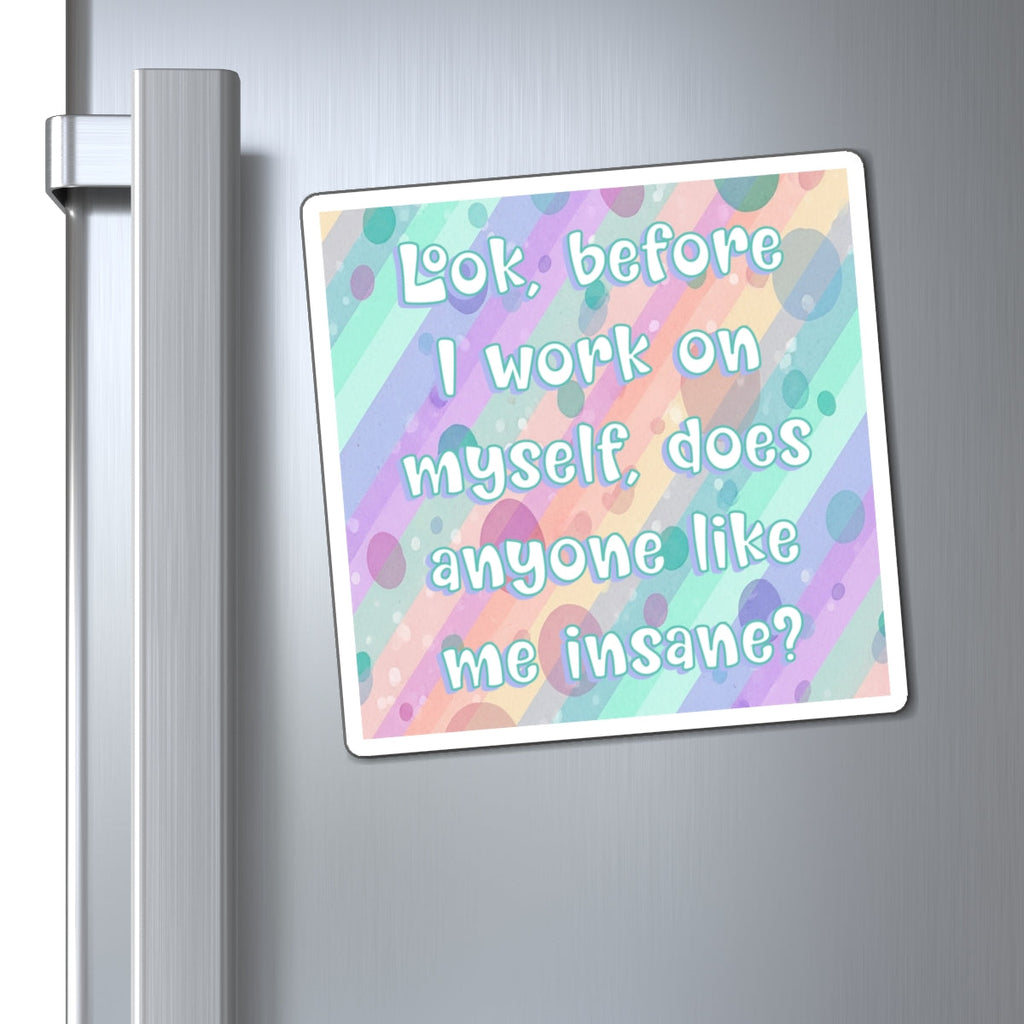 Bespattered Facade "Self Improvement" Refrigerator Magnet