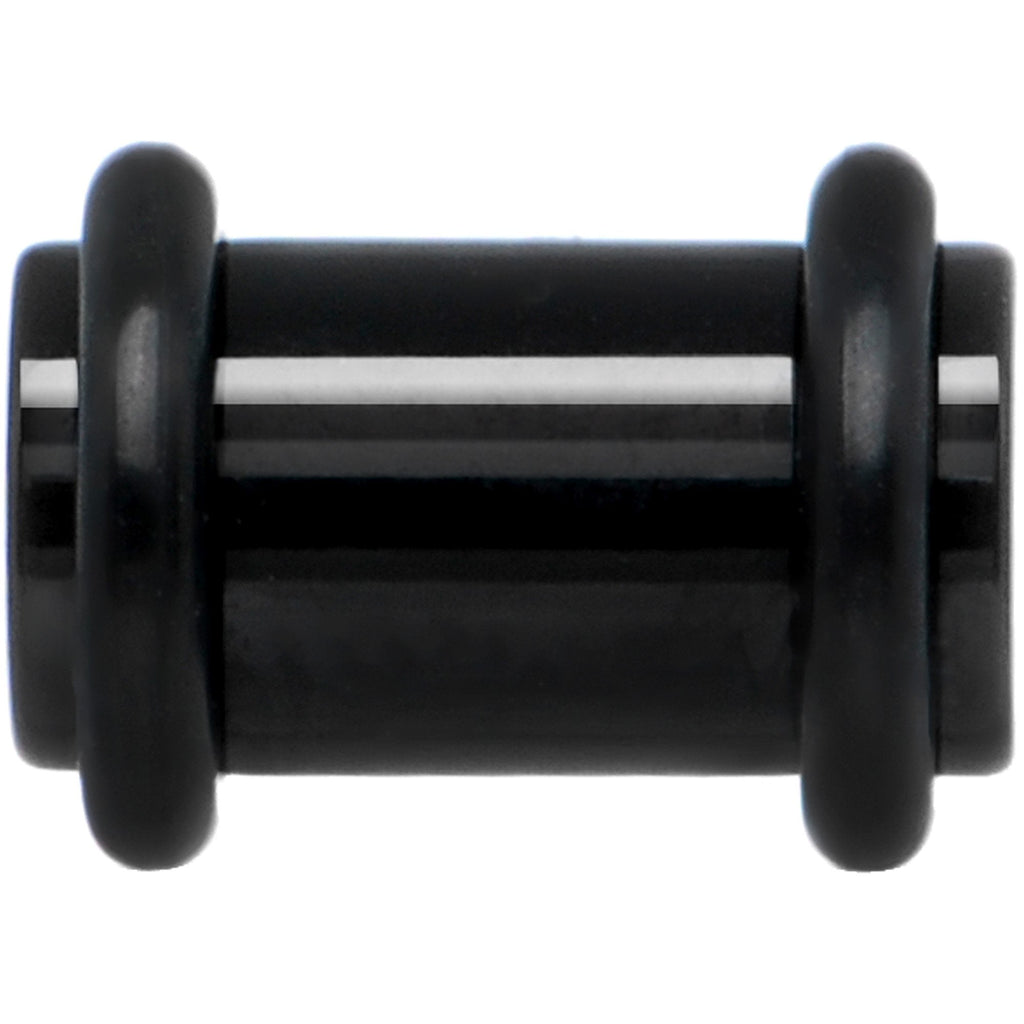 7mm Black Acrylic Plug Set