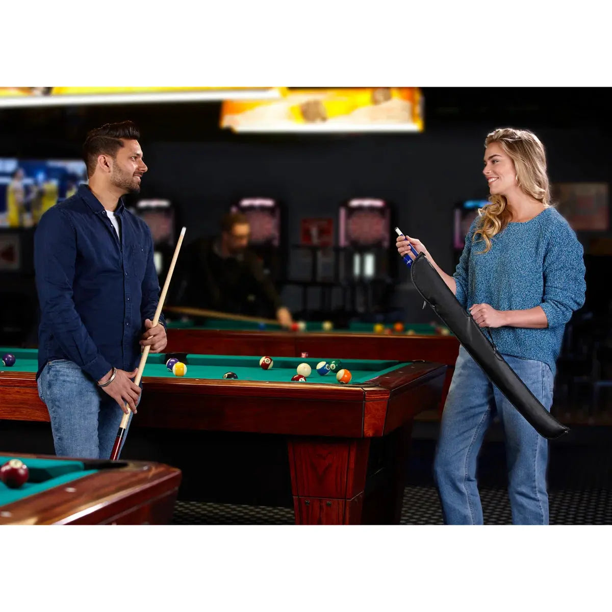 American Classic Black Naugahyde Cue Case