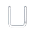 Septum Retainer 14G Clear Borosilicate Glass