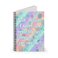 Bespattered Facade "Self Improvement" Spiral Notebook - Lined Pages
