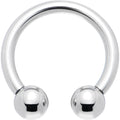 12G Internally Threaded Horseshoe Circular Barbell - 1/2 5mm