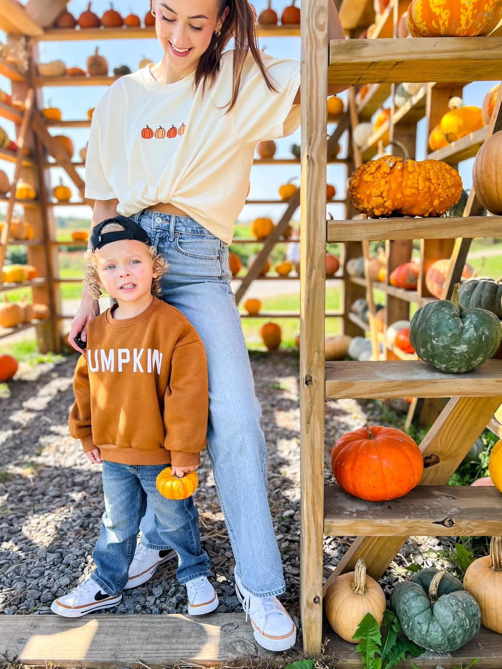 Pumpkin Crewneck Sweatshirt