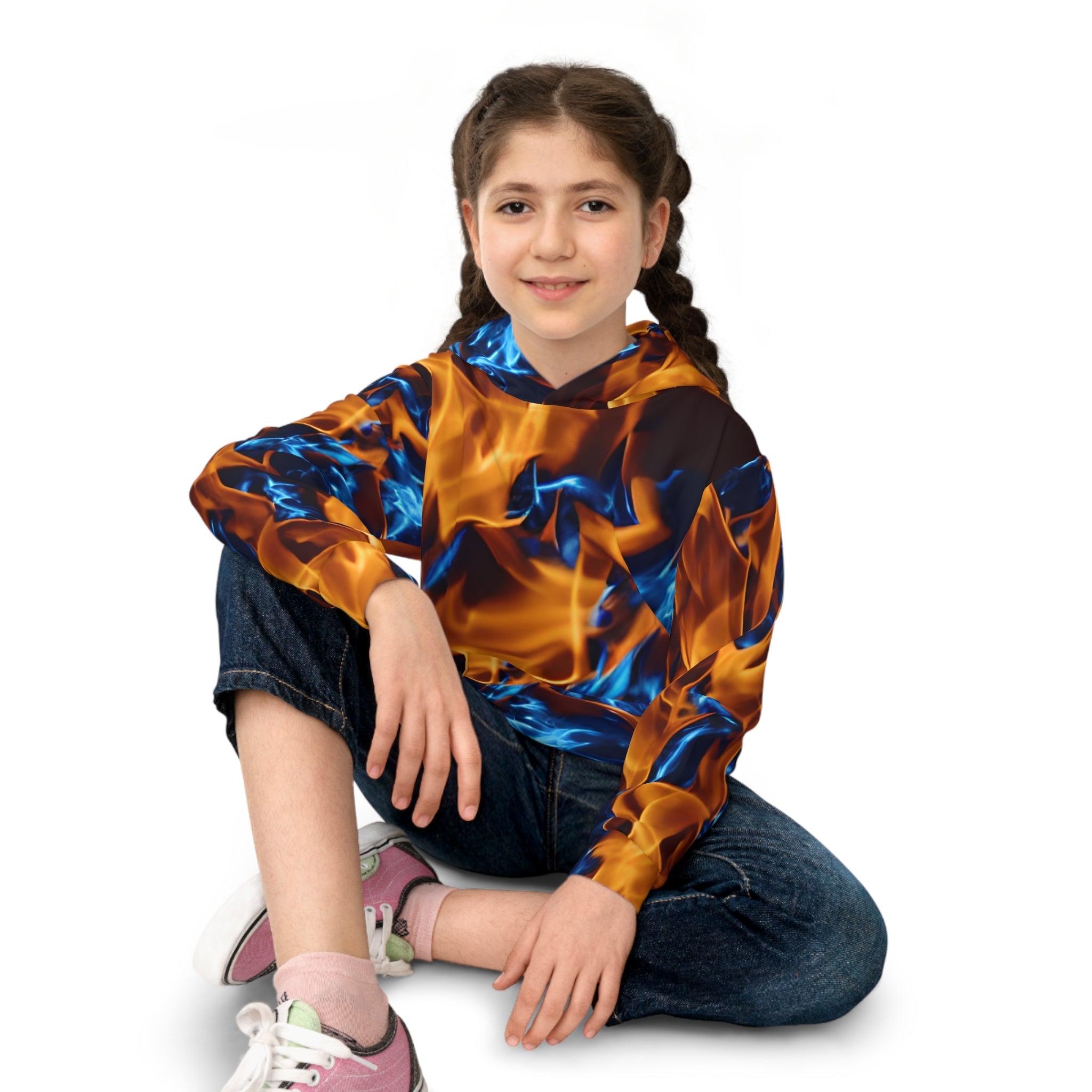 BlazeBurst Children's Hoodie (AOP)