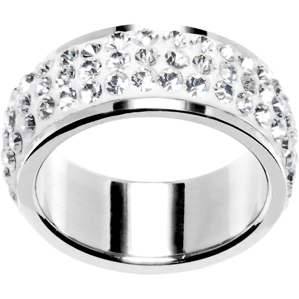 Size 6 - Clear Crystal Ferido Ring